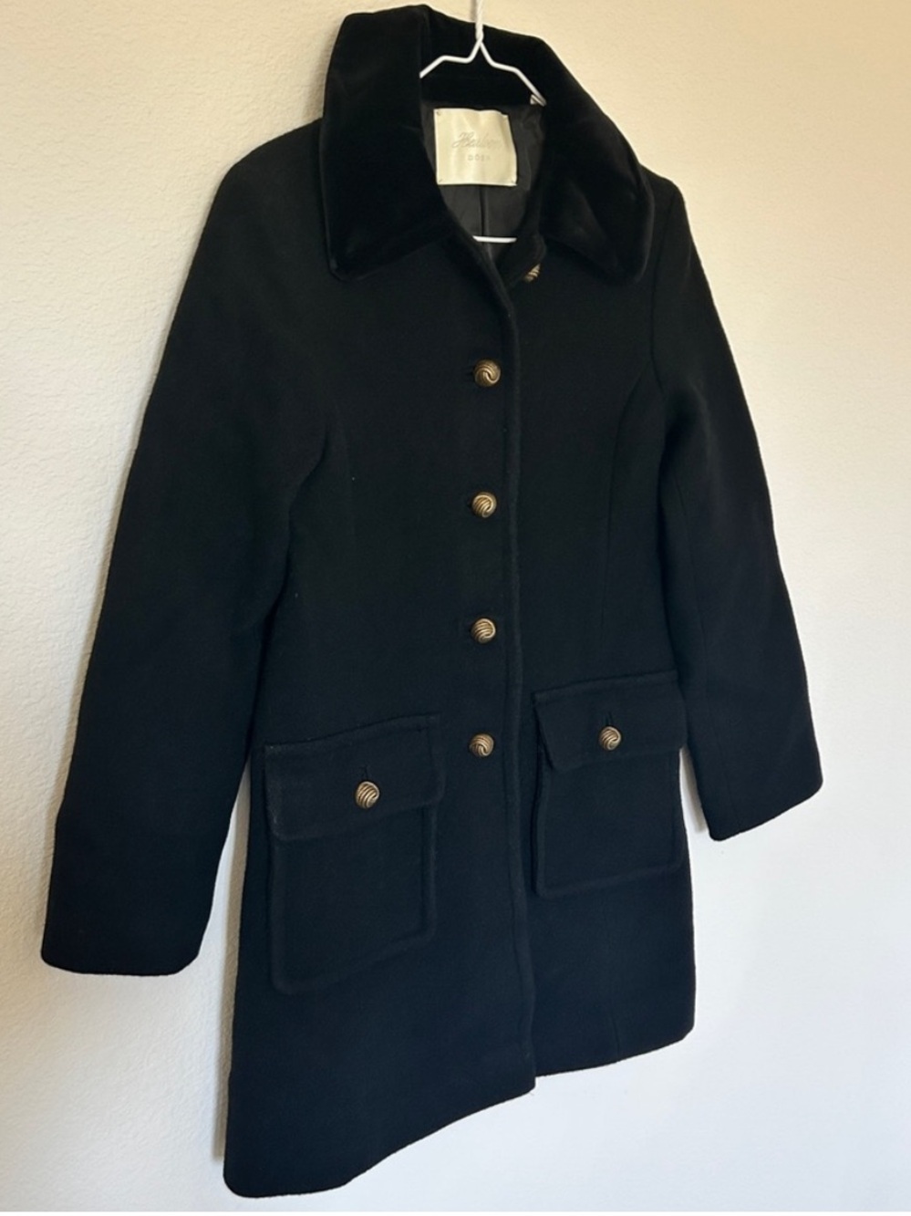 Doen Heirloom Kensington Wool Coat Black - Picture 8 of 11
